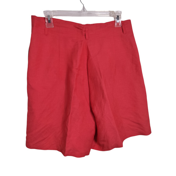 3247) Jennifer Eden Dark Coral Short Sleeve Jacket Short Set J (12 ) S ( 14) - Picture 5 of 10